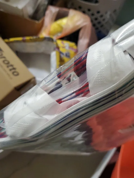 Nwt 24 Tropical Hibiscus Print Tote Bags - Picture 2 of 3